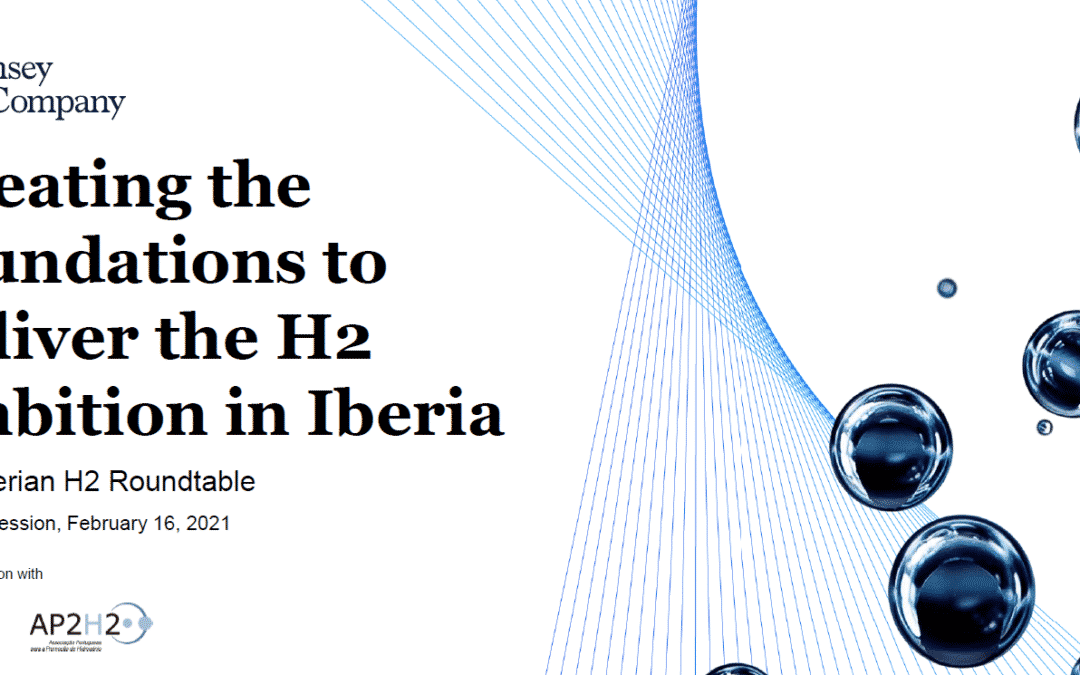 La AeH2 participa en la “2nd Iberian Hydrogen Roundtable” organizada por McKinsey & Company