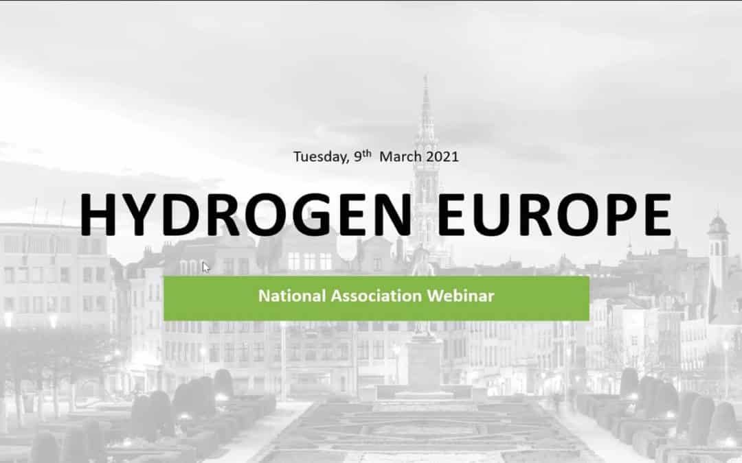 La AeH2 participa en el “National Association Webinar” organizado por Hydrogen Europe