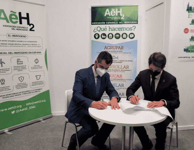 Nuevo acuerdo de colaboración entre la AeH2 y FEGECA