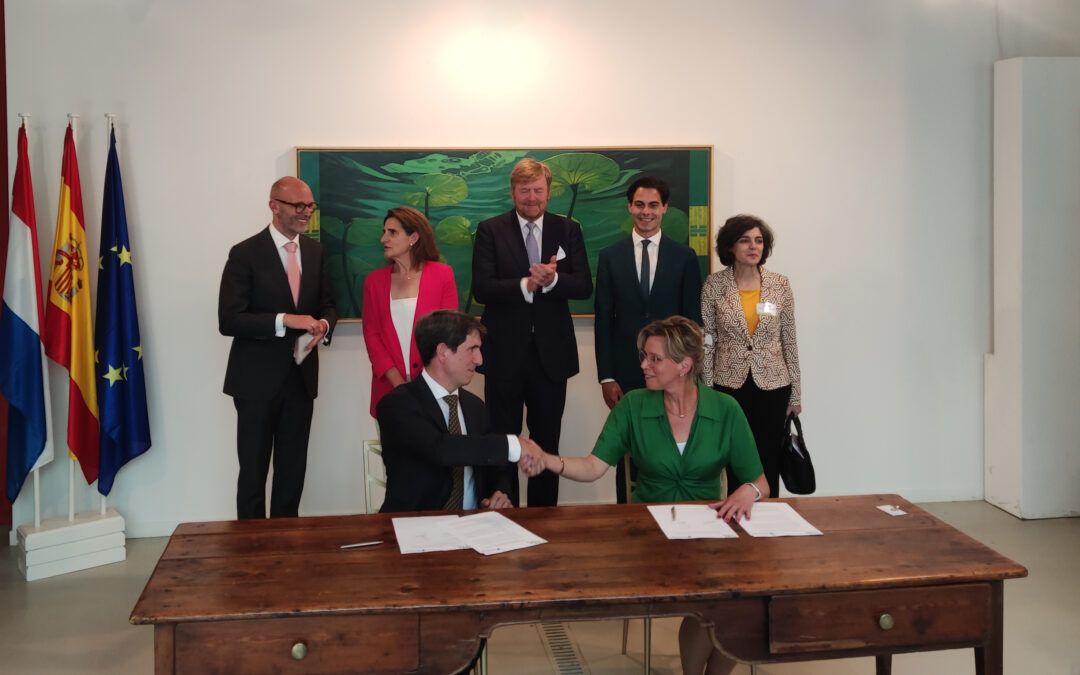 El Rey de Países Bajos visita España con una agenda marcada por el hidrógeno verde